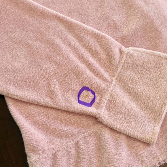 Disney Store Mickey & Minnie Mouse terrycoth pink jacket with hood Embroidery - Picture 9 of 12